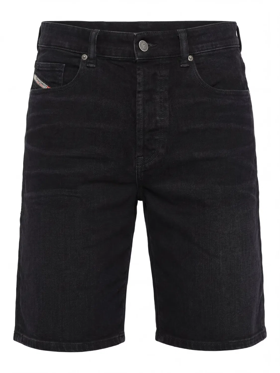 Джинсы Diesel Regular Jeans REGULAR-SHORT из черного денима