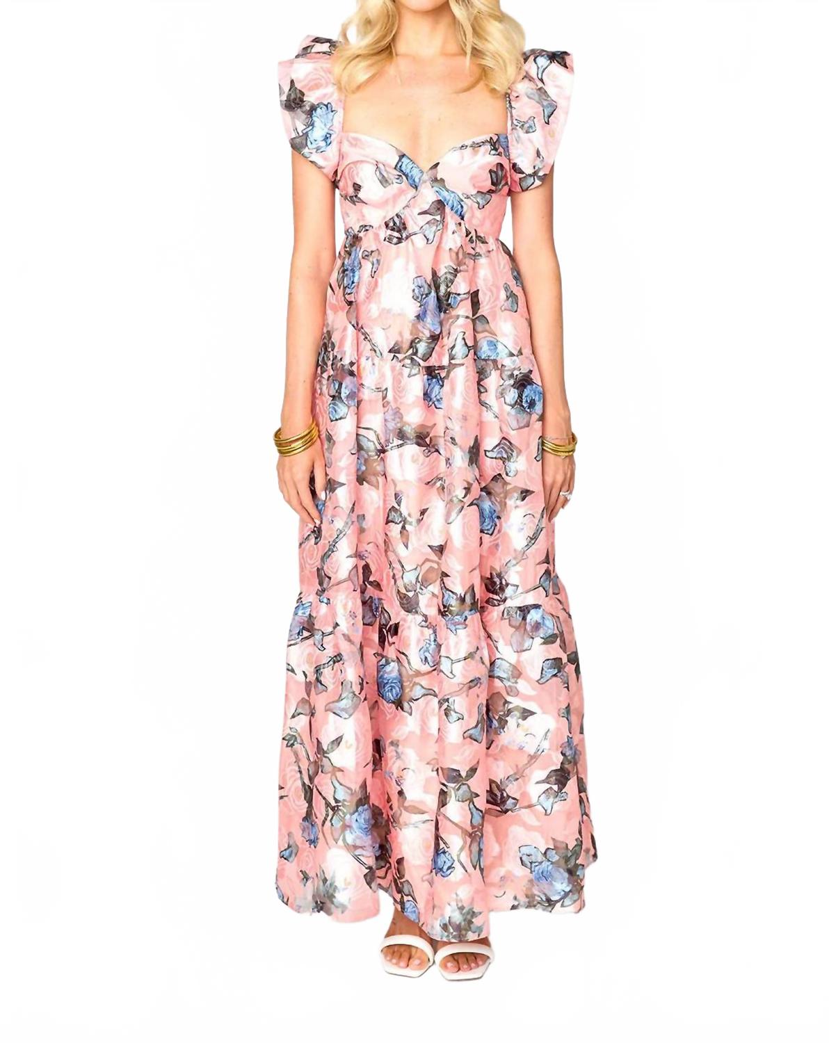 

Lilly Maxi Dress в оттенке Sweet Talkin BUDDYLOVE, Sweet Talkin