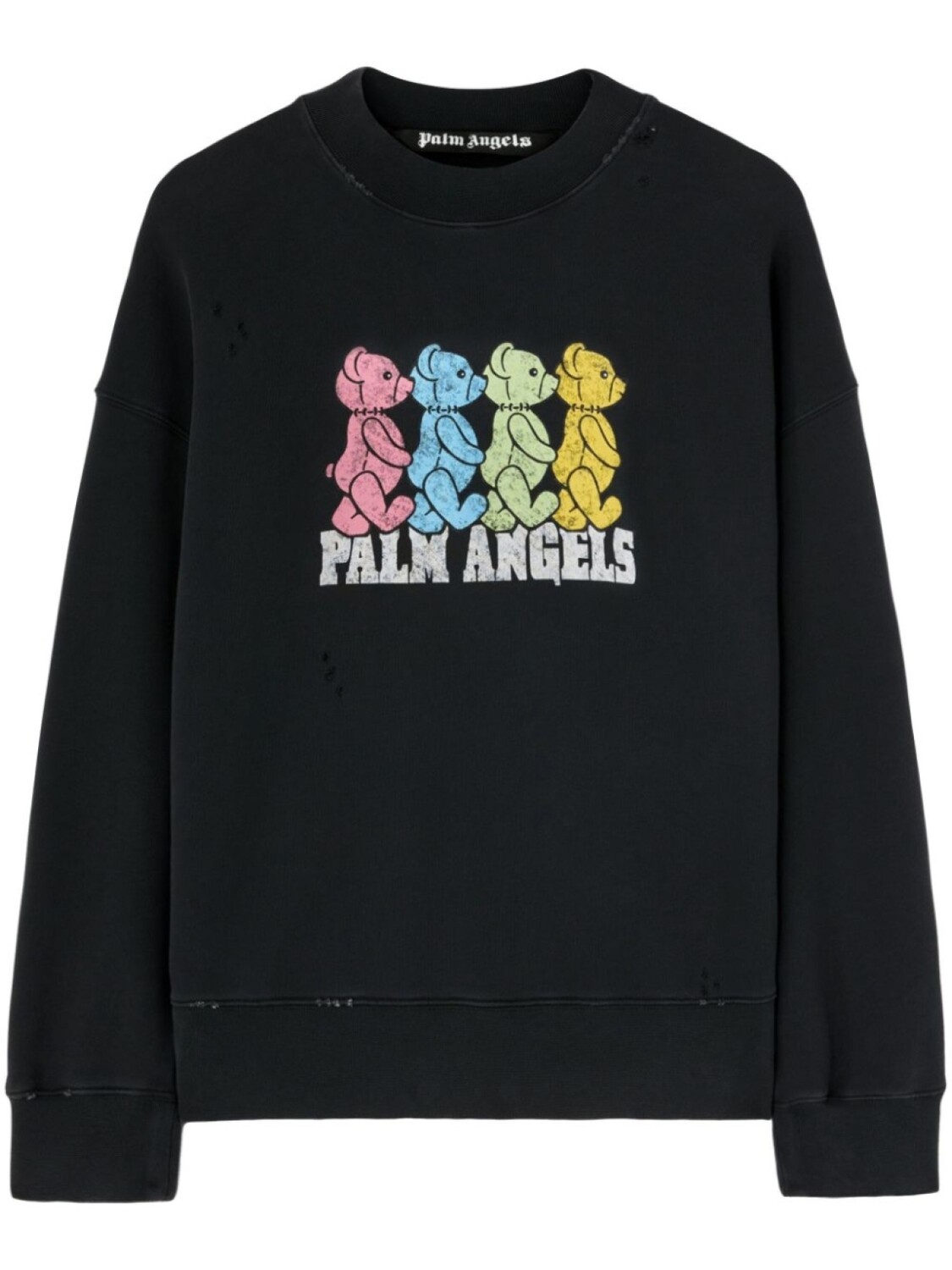 

Palm Angels толстовка Crossroads Bear, черный
