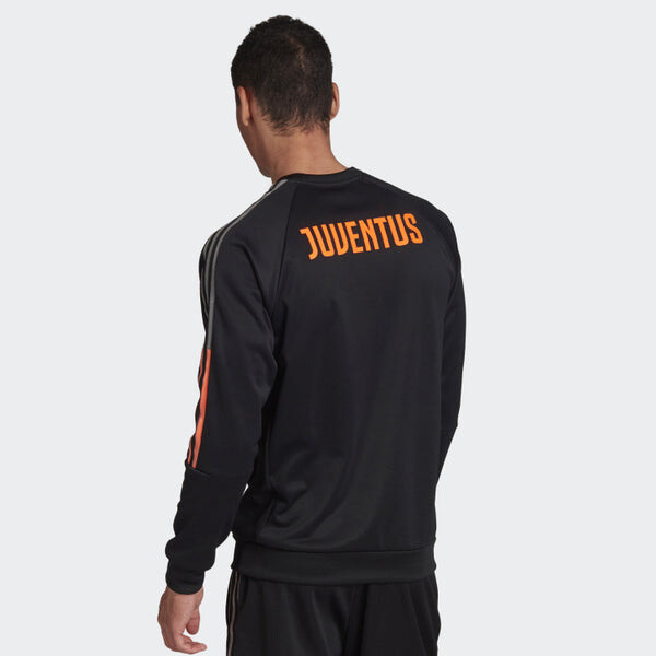 Толстовка adidas Juve Travel Swt Juventus Soccer/Football Sports Pullover Black, черный — фото 4