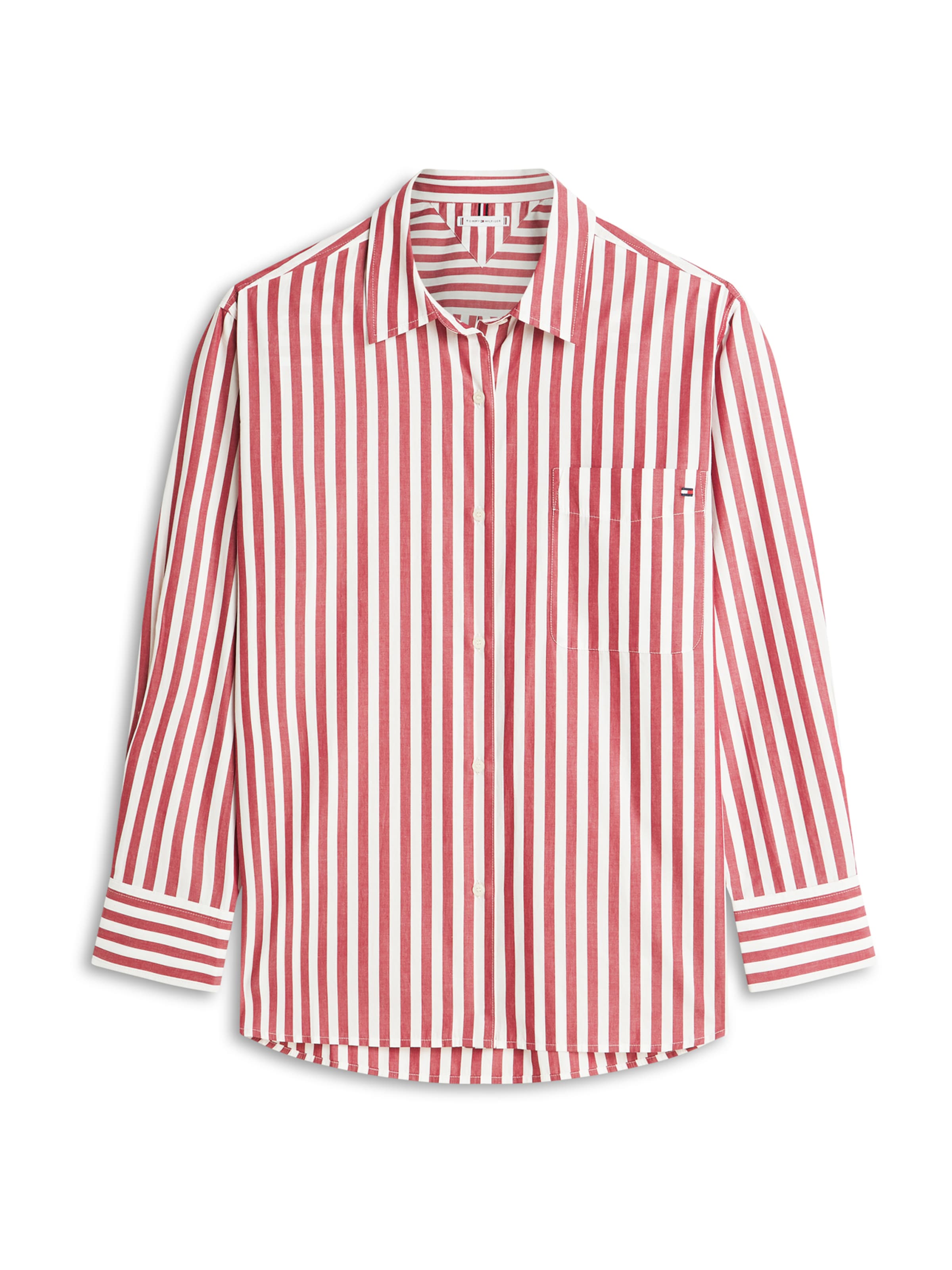 

TOMMY HILFIGER Рубашка 'Ess' в вишнево-красном цвете