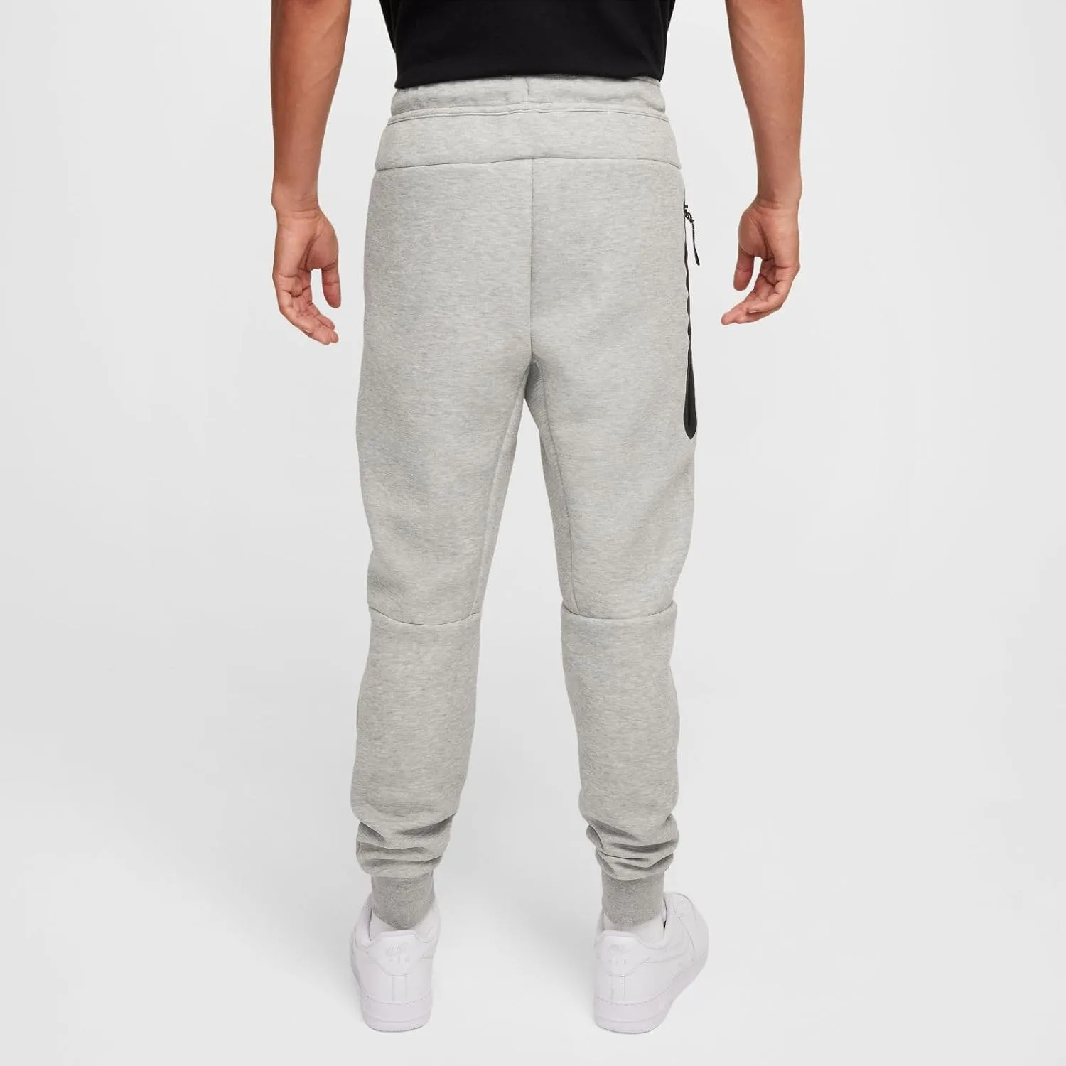 Nike - Спортивные брюки из флиса Fleece Tech для мужчин, мужские брюки, серый — фото 3