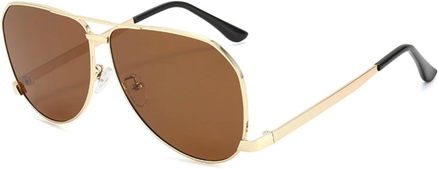 

Willochra Винтажные роскошные дизайнерские солнцезащитные очки-пилот большого размера для женщин и мужчин, модные очки в крупной оправе, популярные панк-солнцезащитные очки, C4