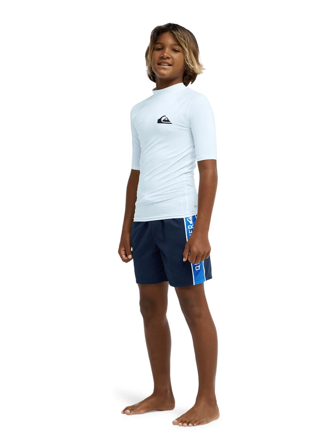 Шорты для серфинга Quiksilver Everyday Clicker Volley синего и темно-синего цвета — фото 4
