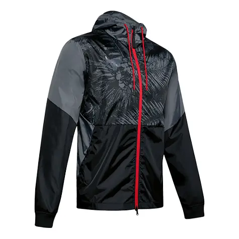 

Куртка project rock legacy windbreaker jacket 'grey black red' Under Armour, серый