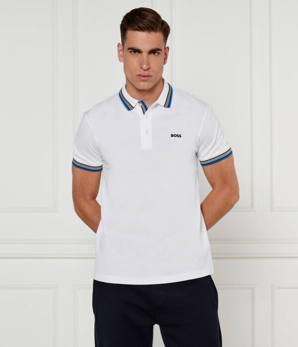 

Поло Boss Green Paddy Regular Fit, белый