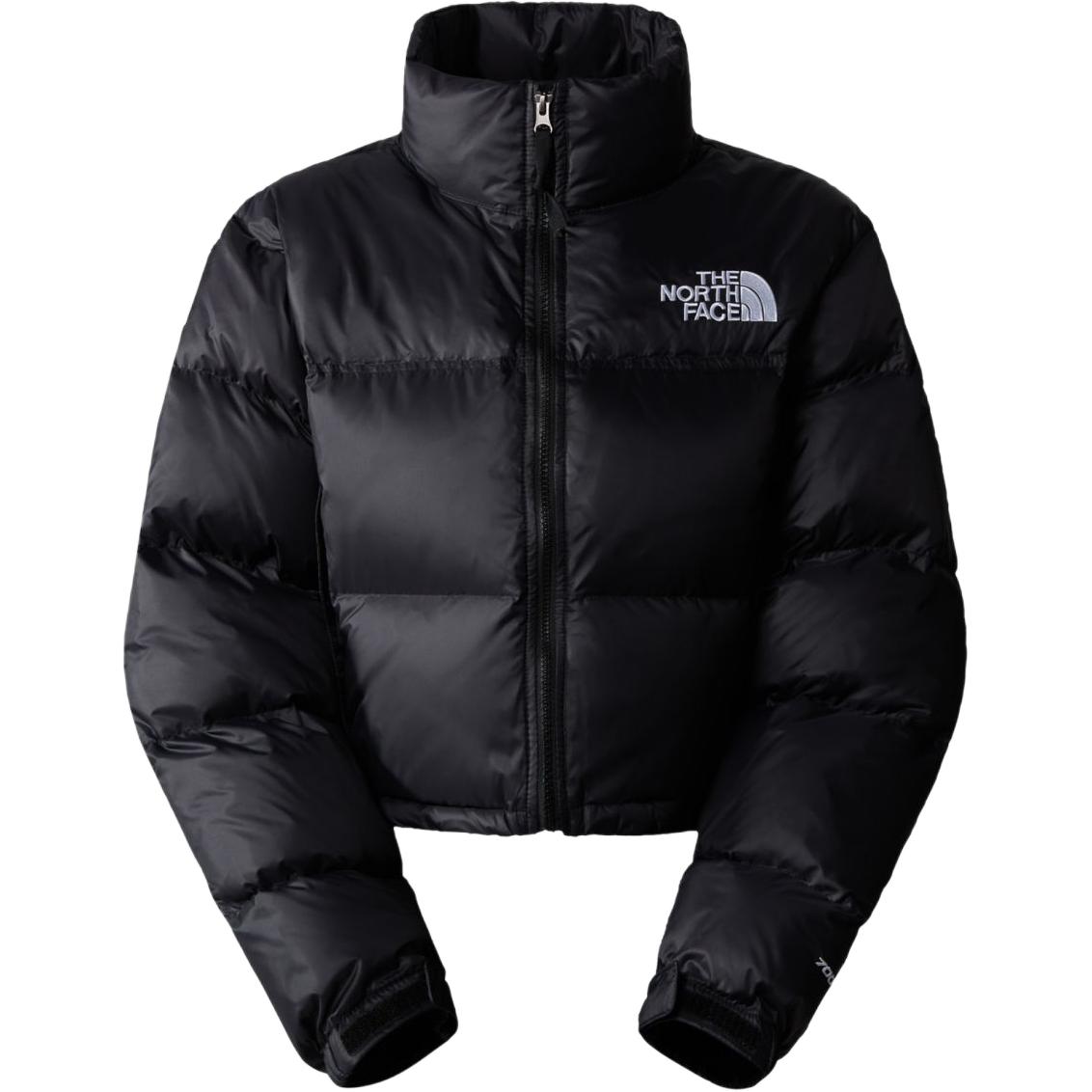 

Пуховик Nuptse в стиле колор-блок The North Face, черный