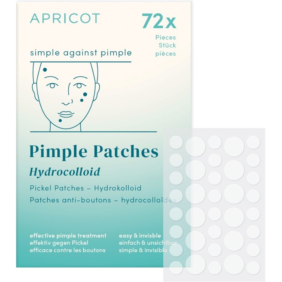 

Маска для лица APRICOT Pickel Patches - simple against pimple, 72 Stk.