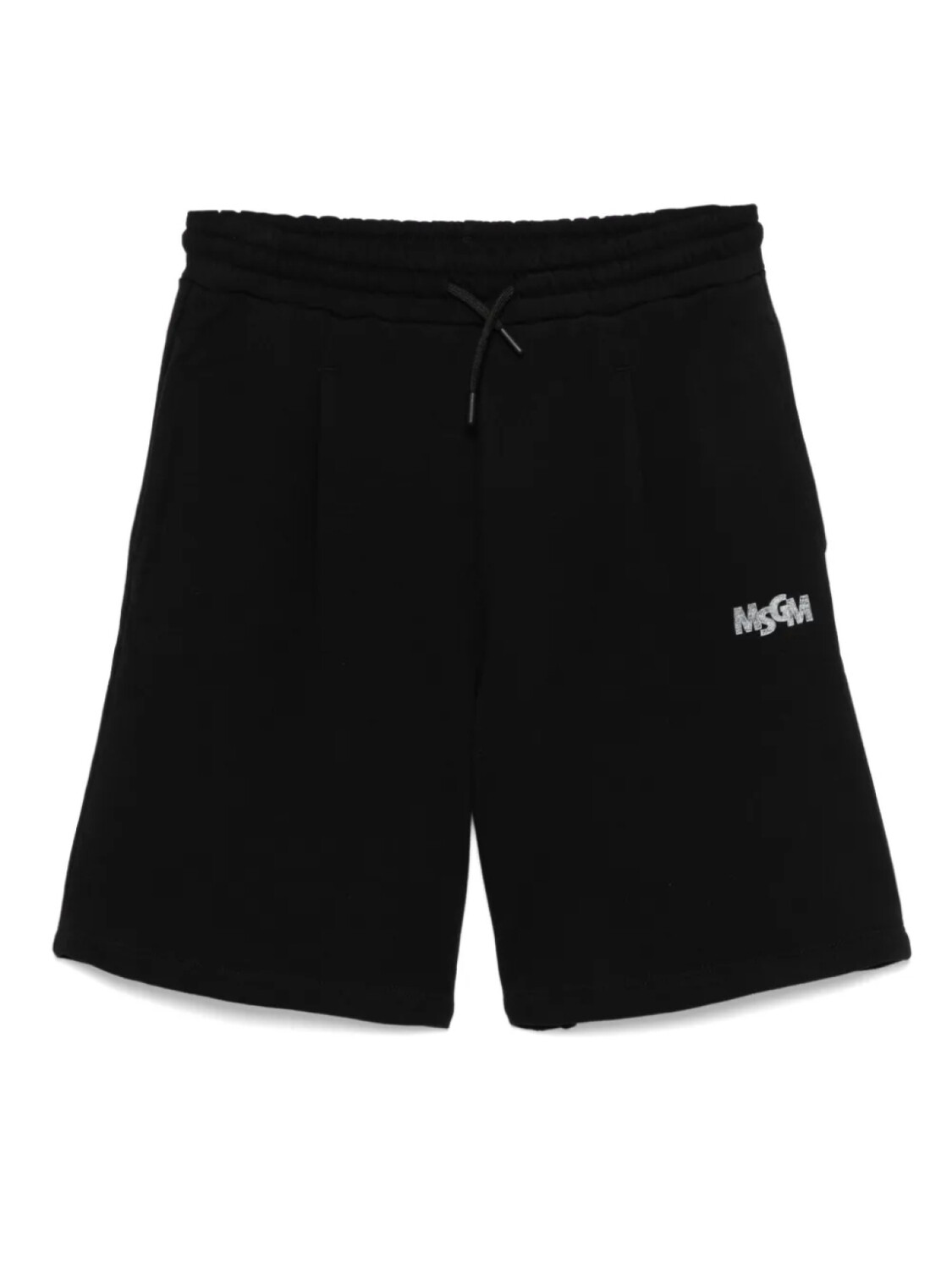 

Детские хлопковые спортивные шорты MSGM MSGM Kids, черный