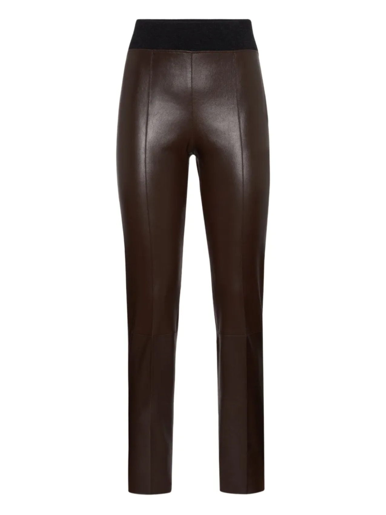 

Brunello Cucinelli кожаные легинсы, коричневый