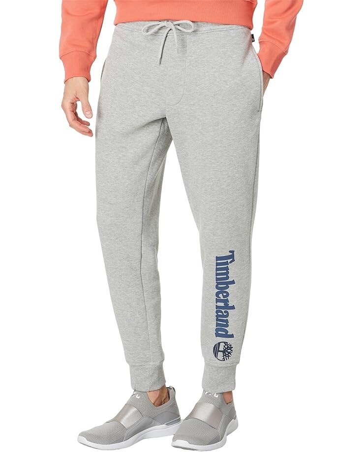 

Спортивные брюки Timberland Linear Logo, цвет Medium Grey Heather