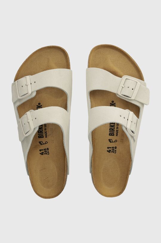 

Замшевые шлепанцы Arizona Birkenstock, бежевый