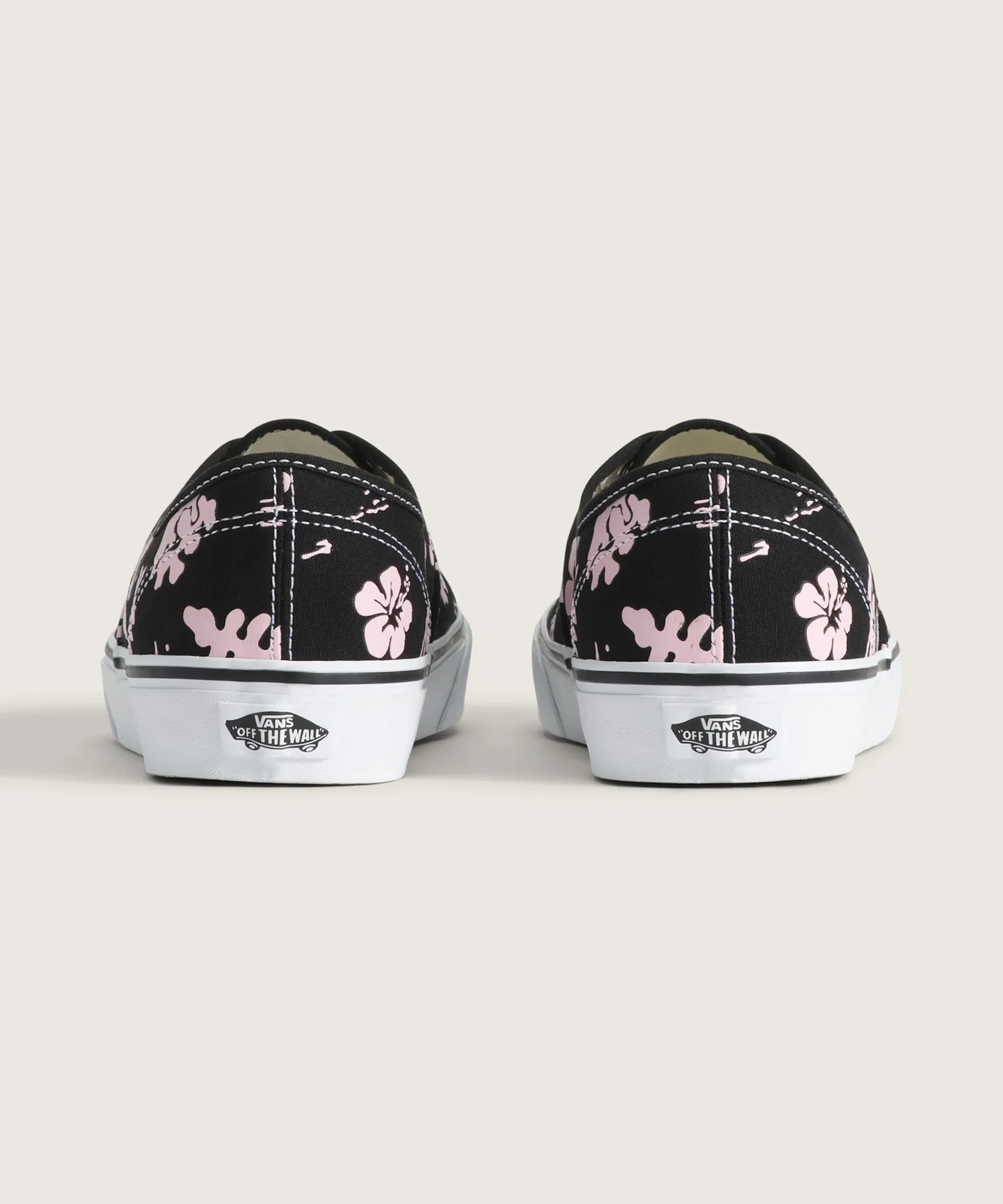 Унисекс кеды из канваса Authentic Archive VANS чёрные с розовым — фото 4