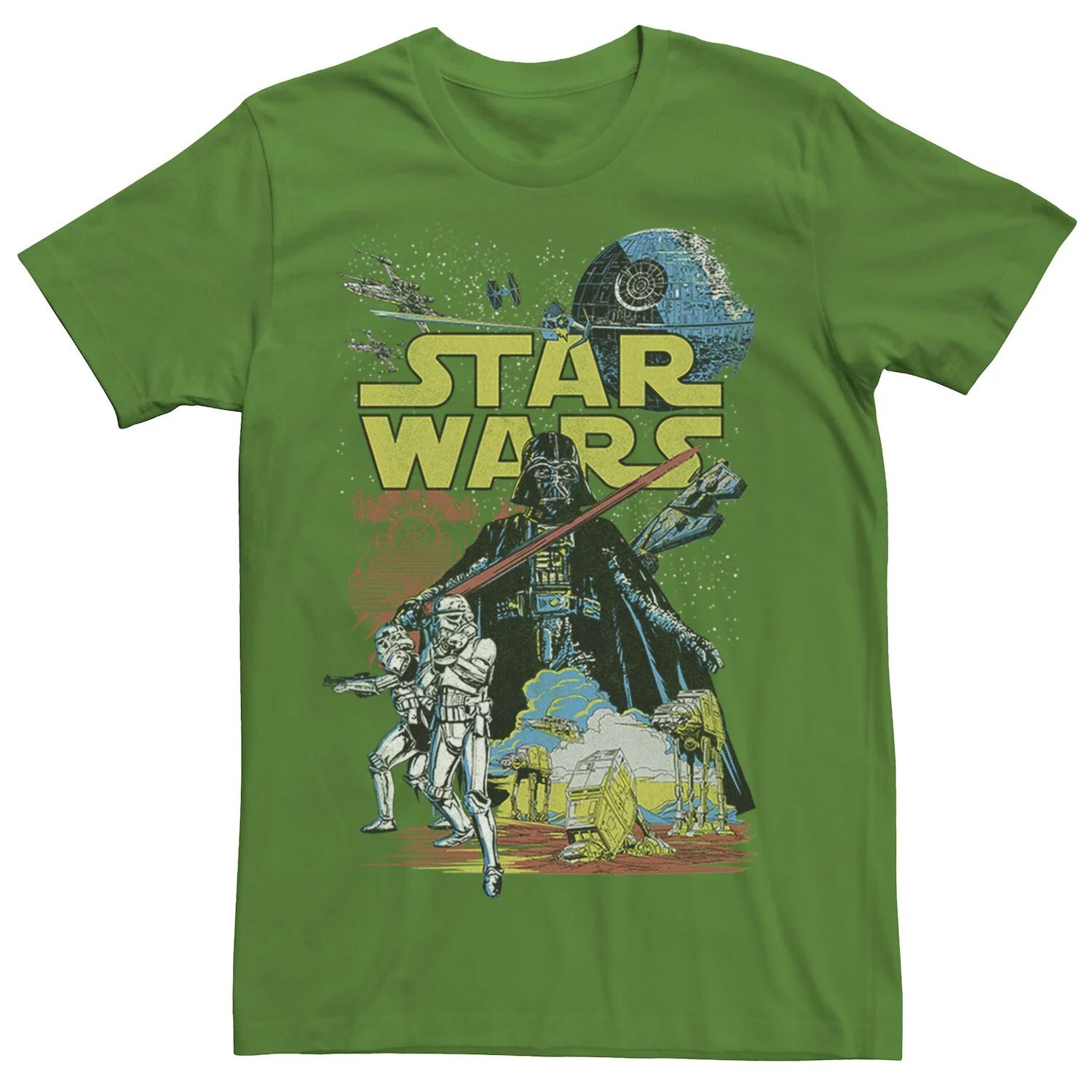 

Мужская классическая футболка с плакатом и рисунком Rebel Star Wars