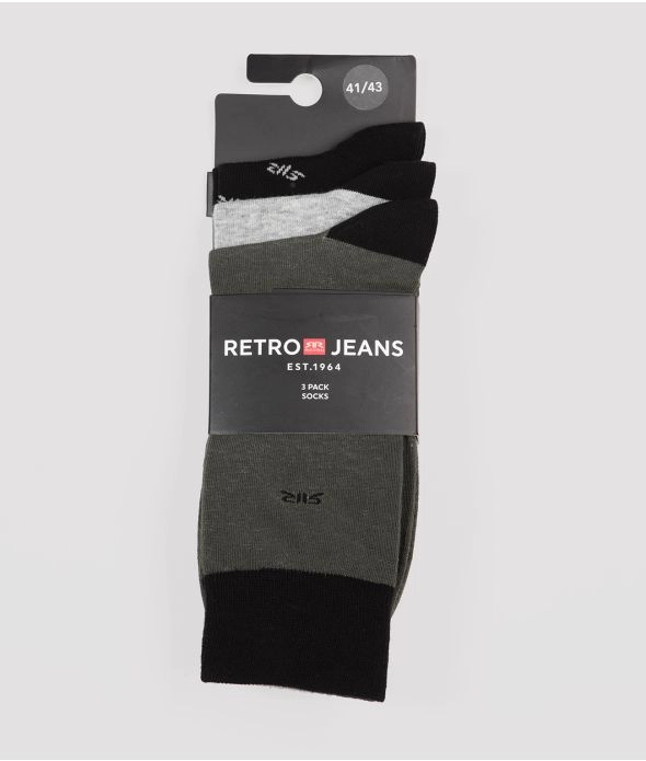 

Brandon Pack One смешанные носки Retro Jeans, мультиколор
