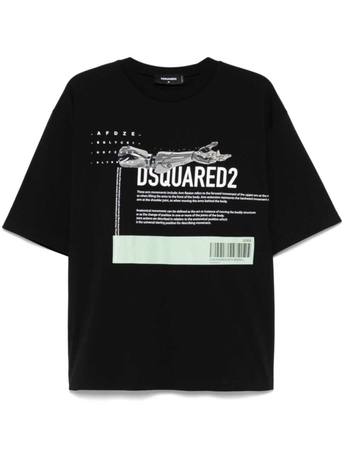 

DSQUARED2 футболка с логотипом, черный
