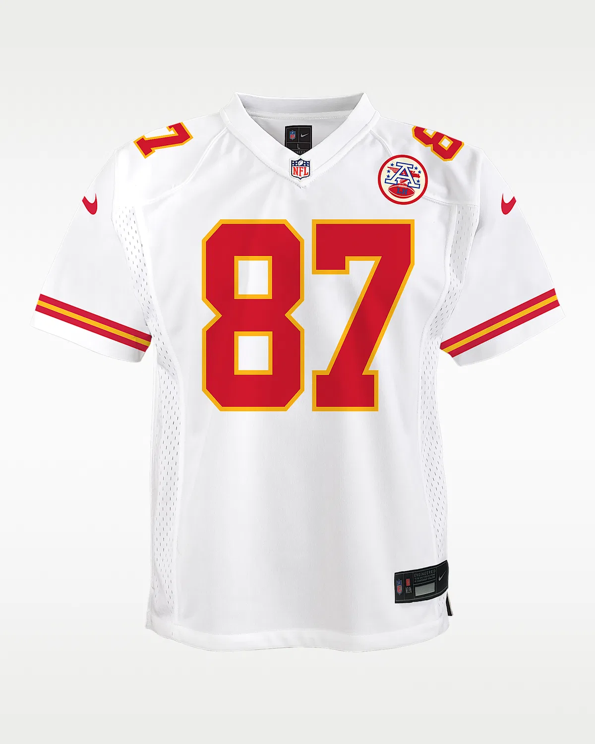 Детская Nike NFL Game Jersey Трэвиса Келси Kansas City Chiefs, White