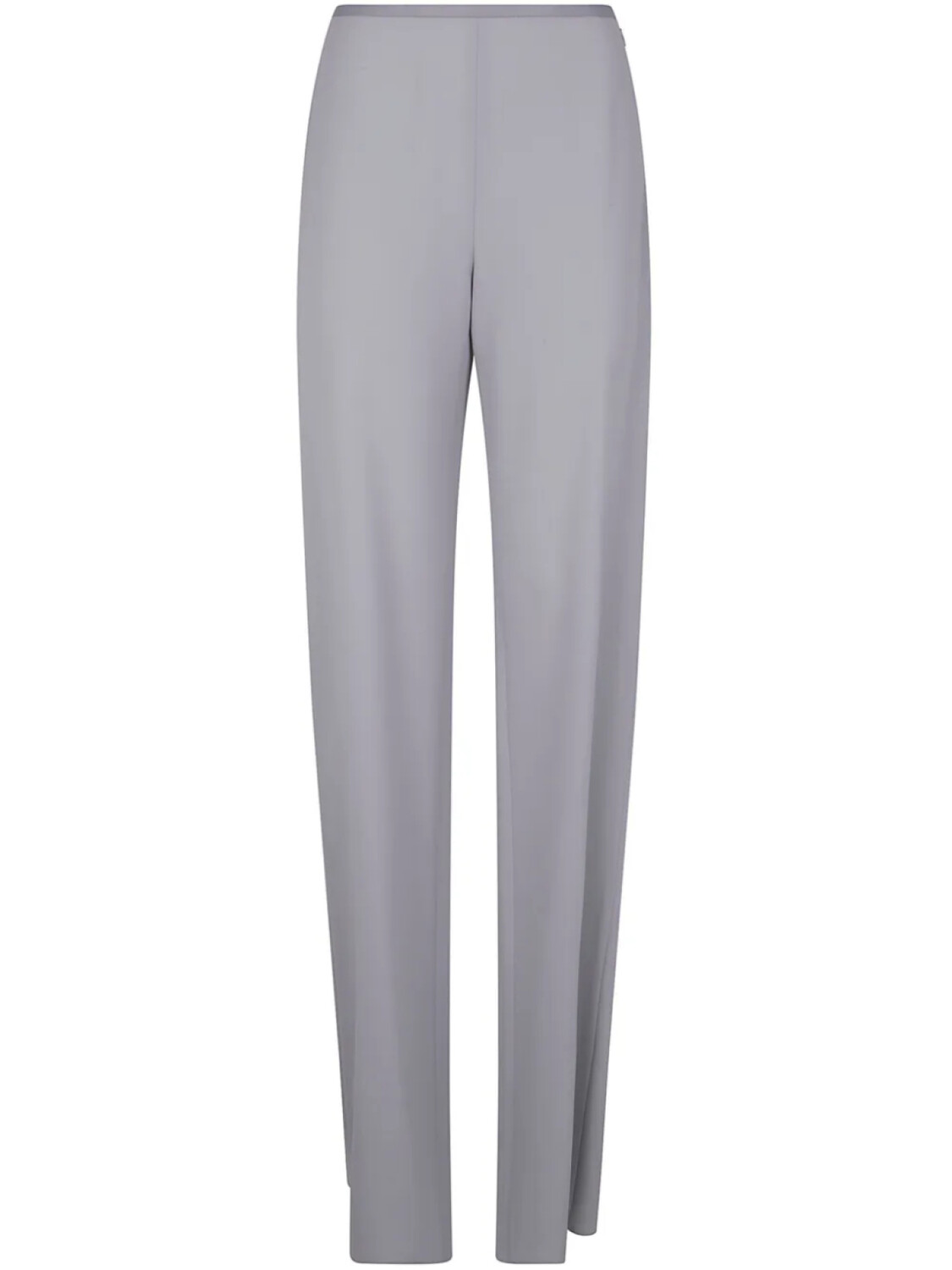 

Брюки-палаццо Emporio Armani из кади-текстуры, серый