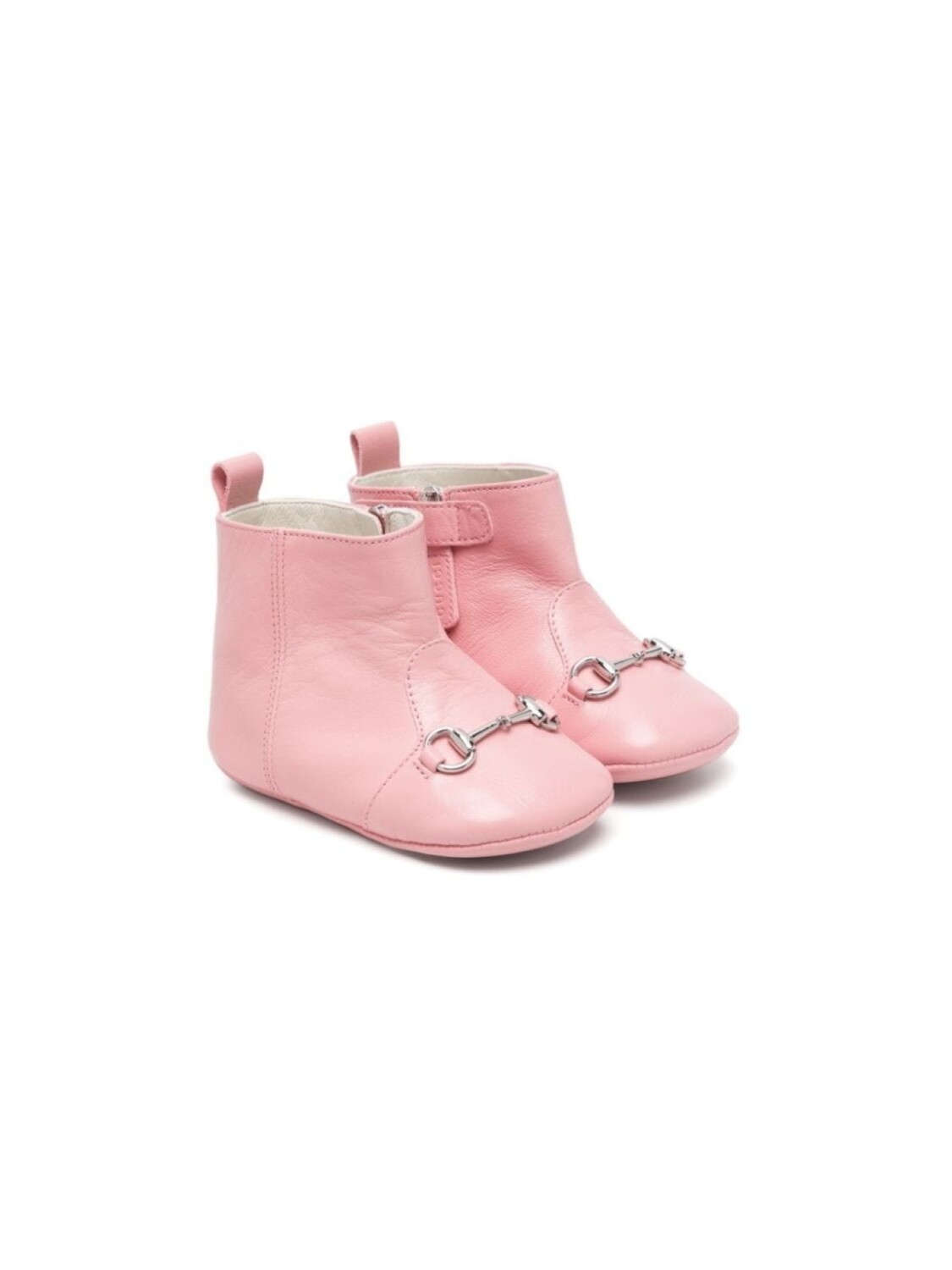 

Gucci Kids ботинки с пряжкой Horsebit, розовый