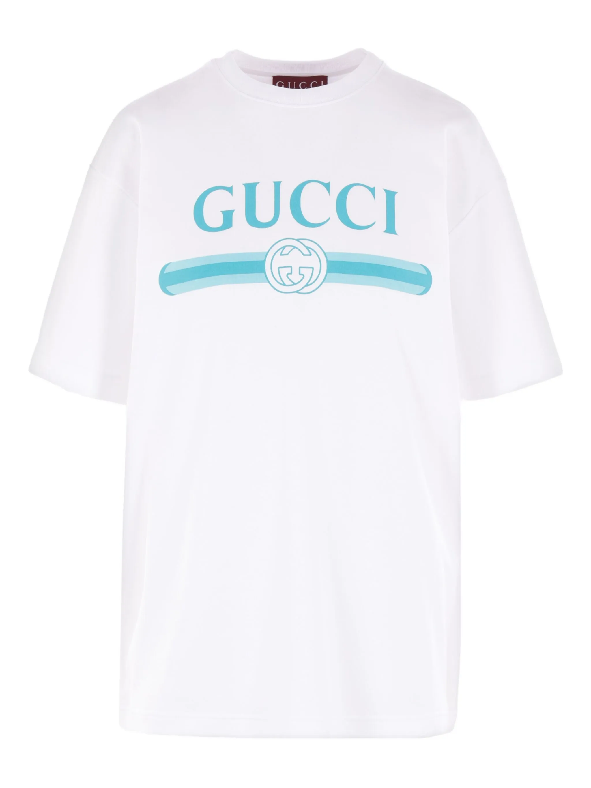 

Футболка с логотипом Gucci, белый