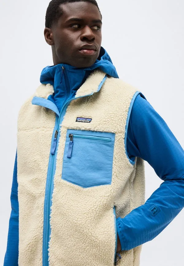 Классический жилет retrox Patagonia, Dark Natural/Shore Blue — фото 4