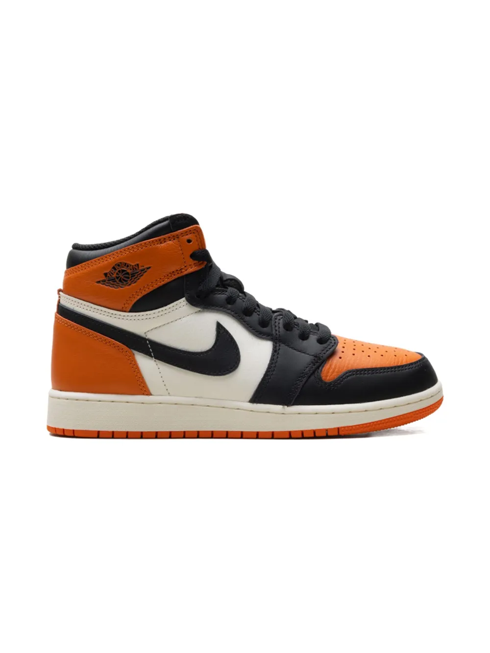 Кроссовки Air Jordan 1 Retro High OG Shattered Backboard Jordan Kids, оранжевый — фото 2