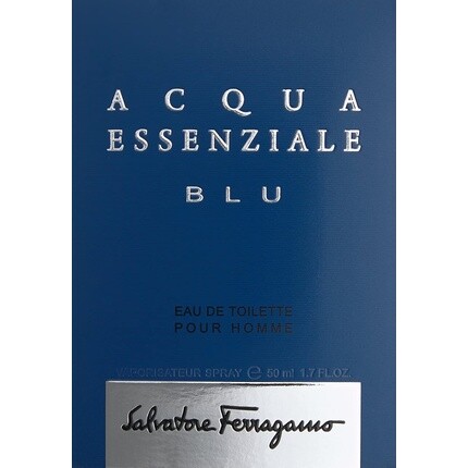 Туалетная вода-спрей для мужчин Acqua Essenziale Blu, 1,7 унции, кедр, лаванда, лимон, Salvatore Ferragamo — фото 2