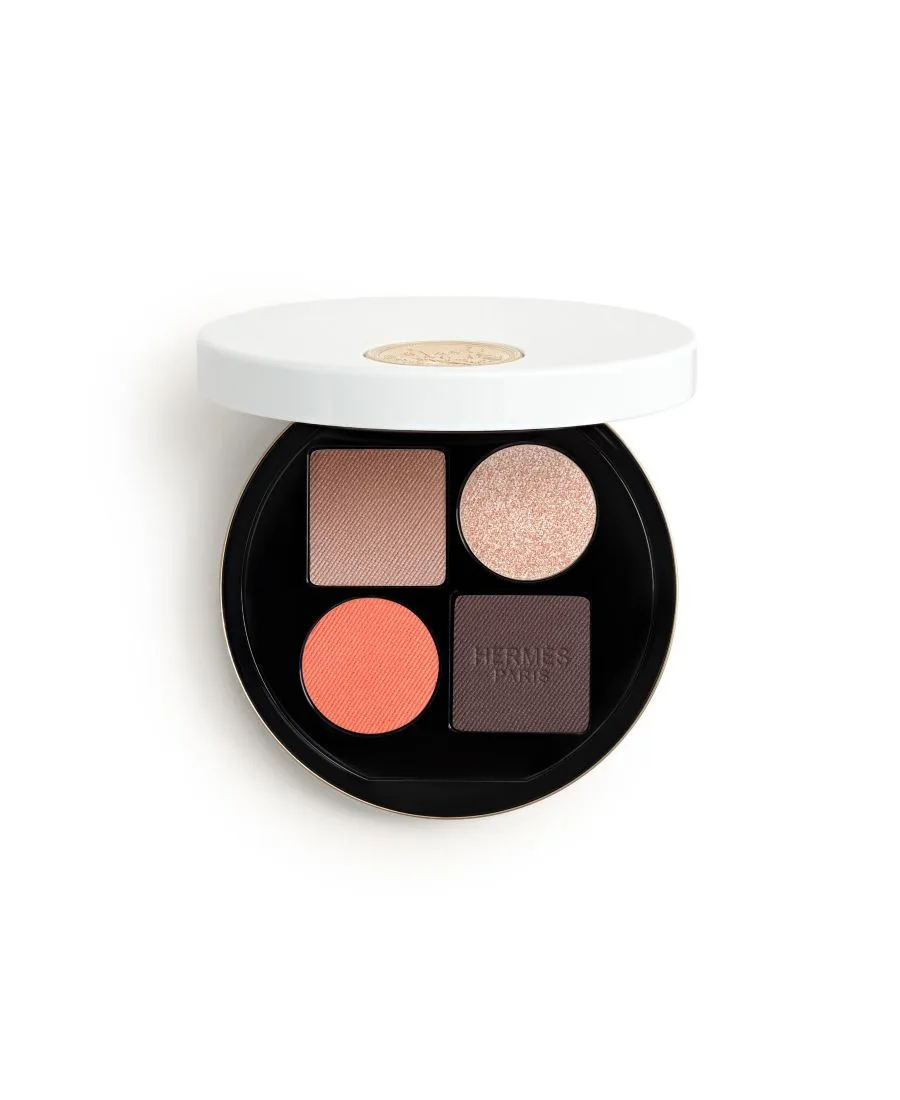 Набор пудр для век Ombres d'Hermès Powder Quartet For Eyes, 03 Ombres Fauves
