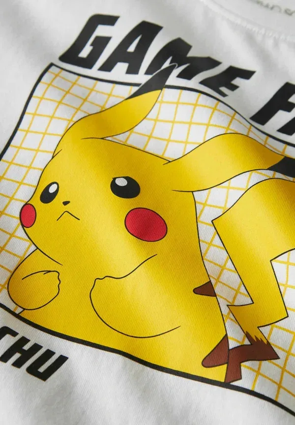 Футболка с принтом Pokemon Two Soon, ярко-белый — фото 4