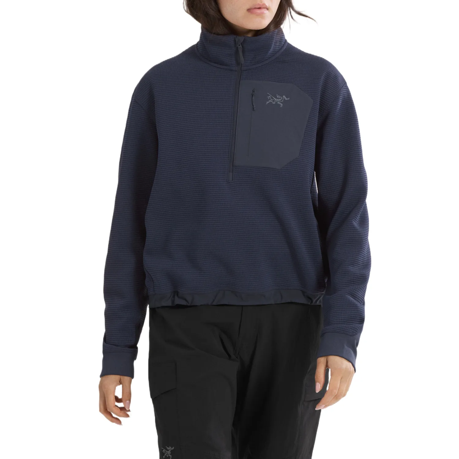 Olera Jackets Women's Turtleneck Moderate Others Arcteryx, mist sunset синий — фото 3