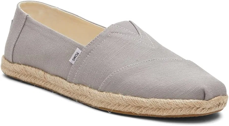 Туфли TOMS Men's Alpargata Rope 10017677 - tan chambray, Gray — фото 2