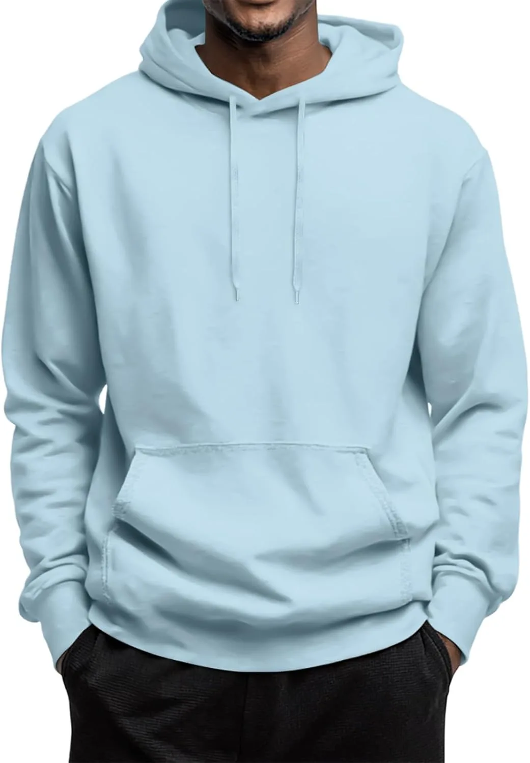 

GOFULY худи с четвертью молнии для мужчин Big And Tall, флисовая тактильная толстовка, стильный зимний легкий пуловер с карманом