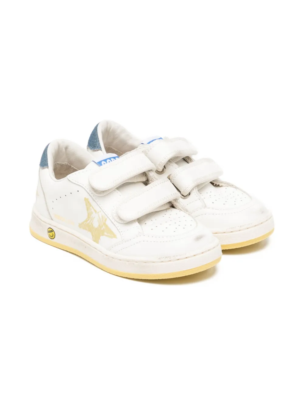 

Младшие кроссовки старой школы Golden Goose Kids, белый