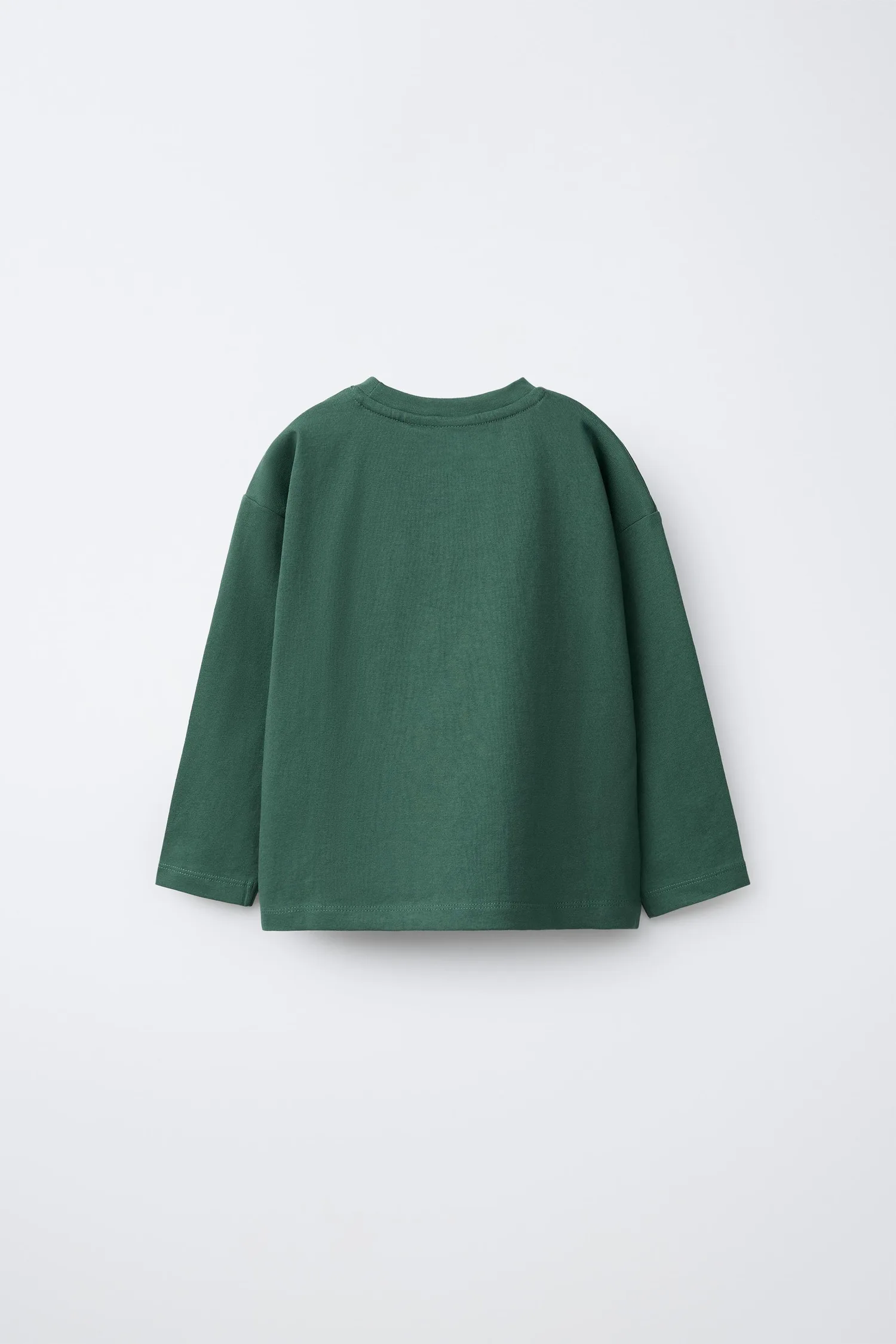 Набор из 2 полосатых футболок Zara, зеленый/синий — фото 3