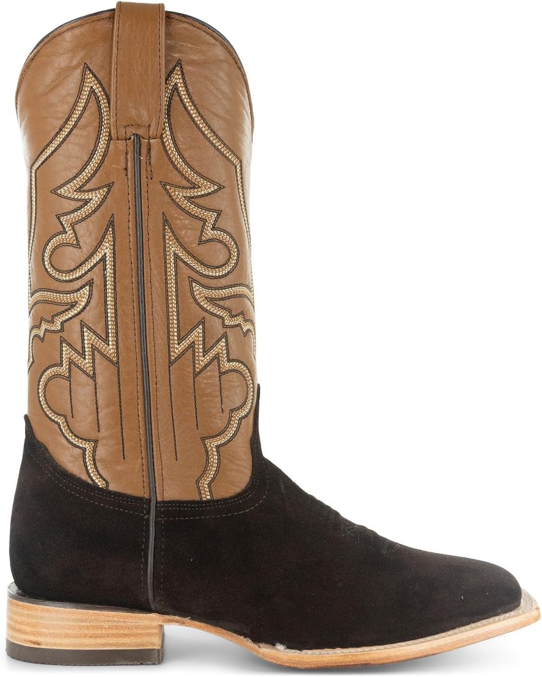 Мужские замшевые ковбойские сапоги Soto с квадратным носком H50050 Soto Boots, коричневый — фото 3