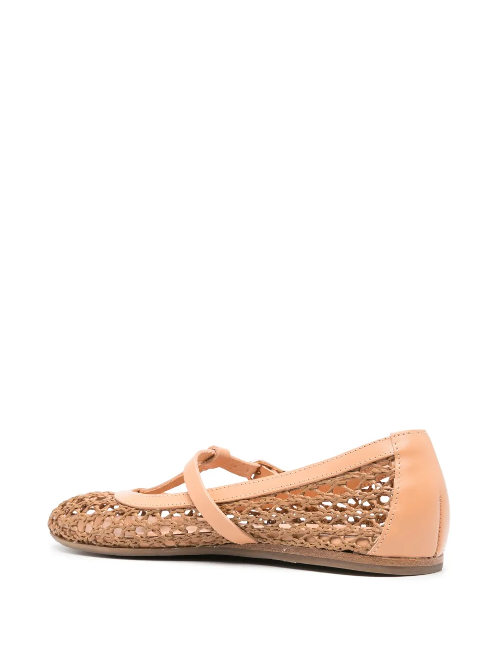 Балетки Aerati из рафии Ancient Greek Sandals, коричневый — фото 3