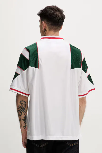Футболка с сетчатой структурой T-shirt Adidas Originals, белый — фото 3