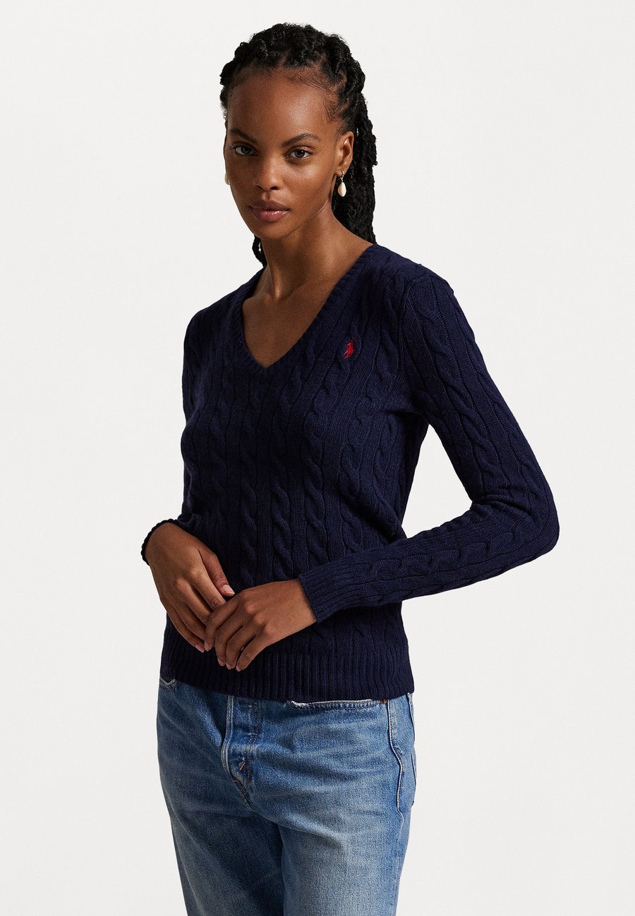 

Джемпер Polo Ralph Lauren KIMBERLY LONG SLEEVE PULLOVER, Hunter Navy/Dark Blue