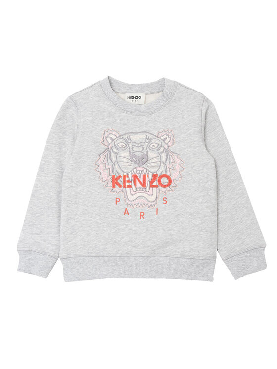 

Толстовка стандартного кроя Kenzo Kids, серый