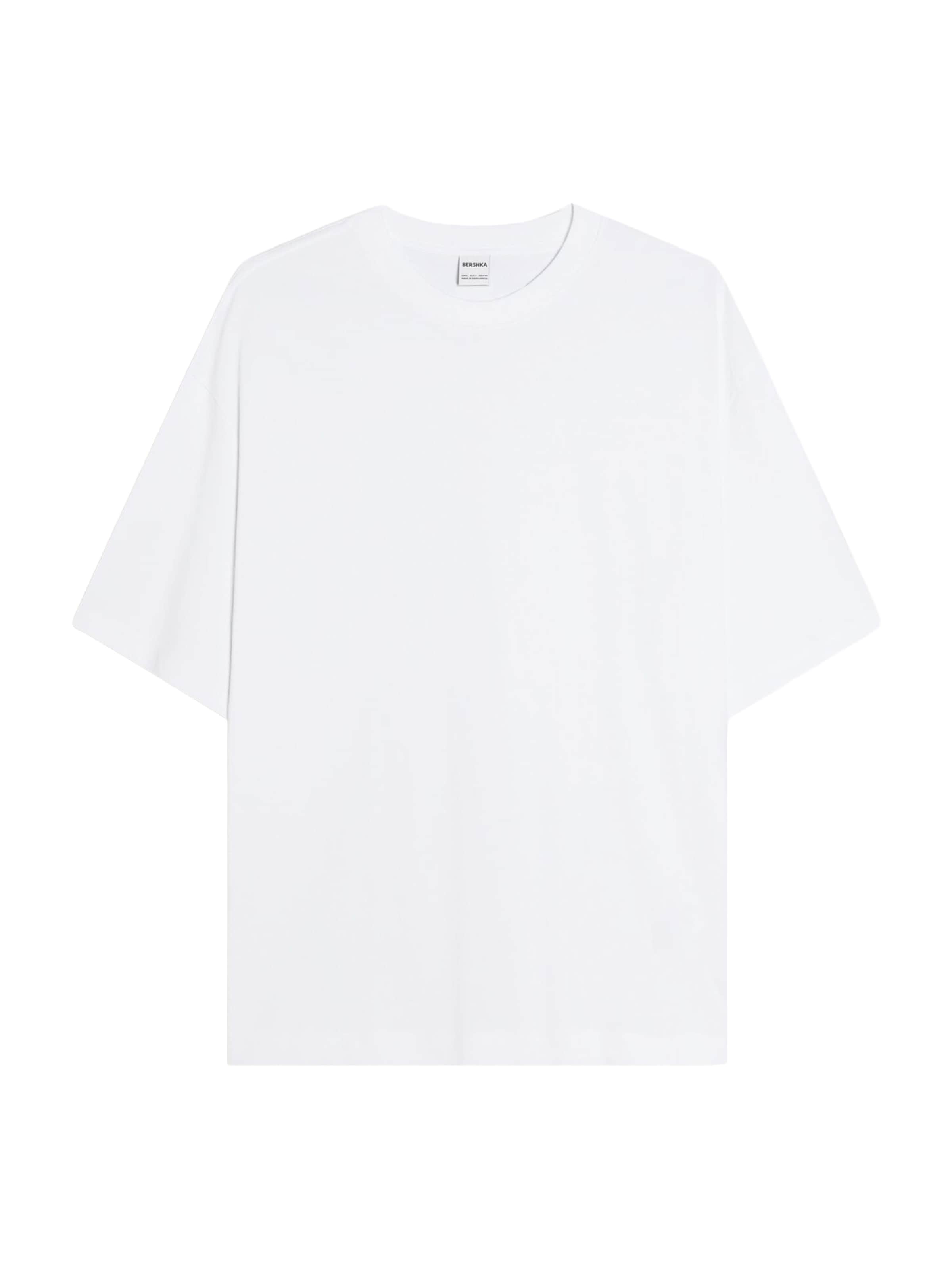 

Bershka Футболка в белом цвете