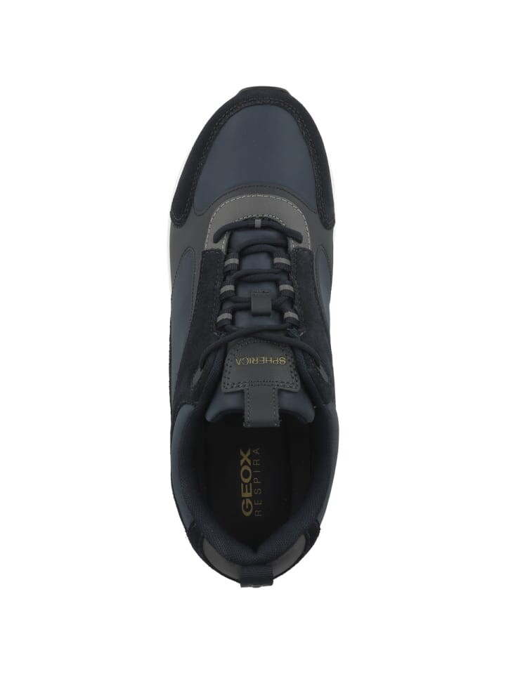 Кроссовки на шнуровке Geox Sneaker low U Spherica Ecub-4 A, темно-синий — фото 2