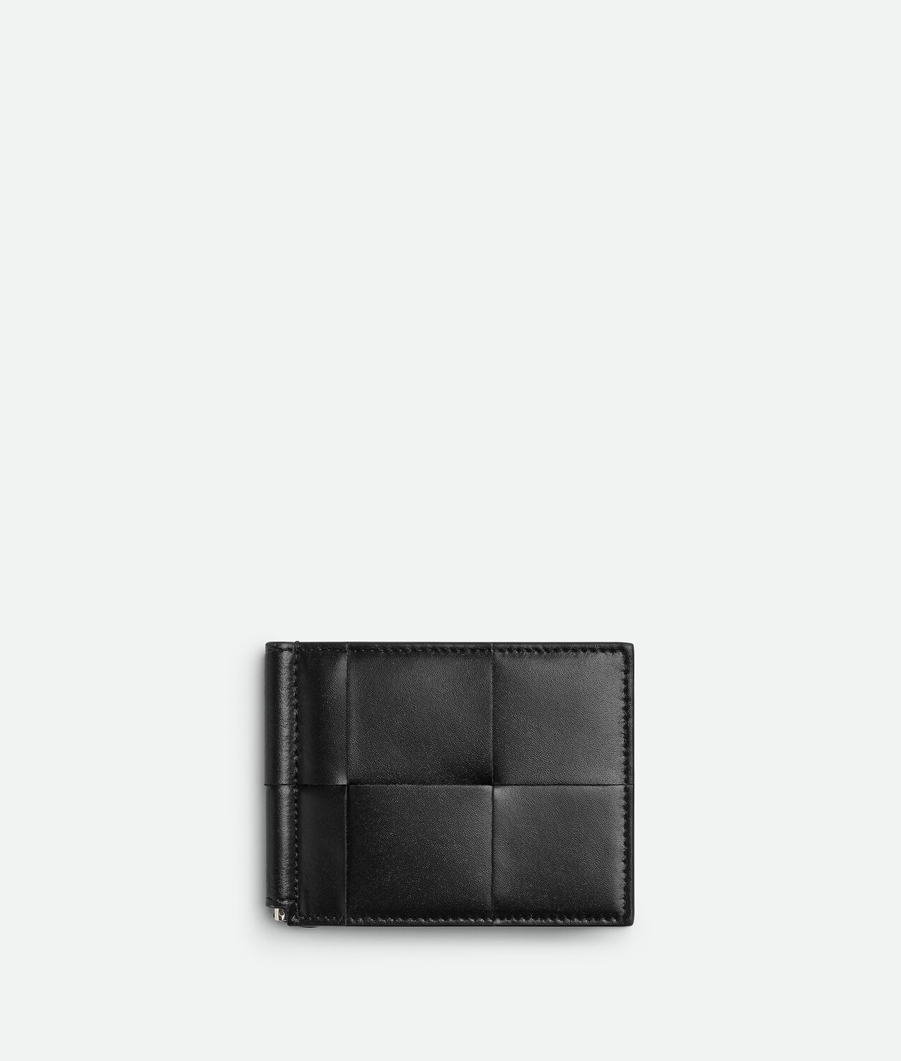 

Кошелек с зажимом для купюр в виде кассеты Bottega Veneta, зеленый/черный