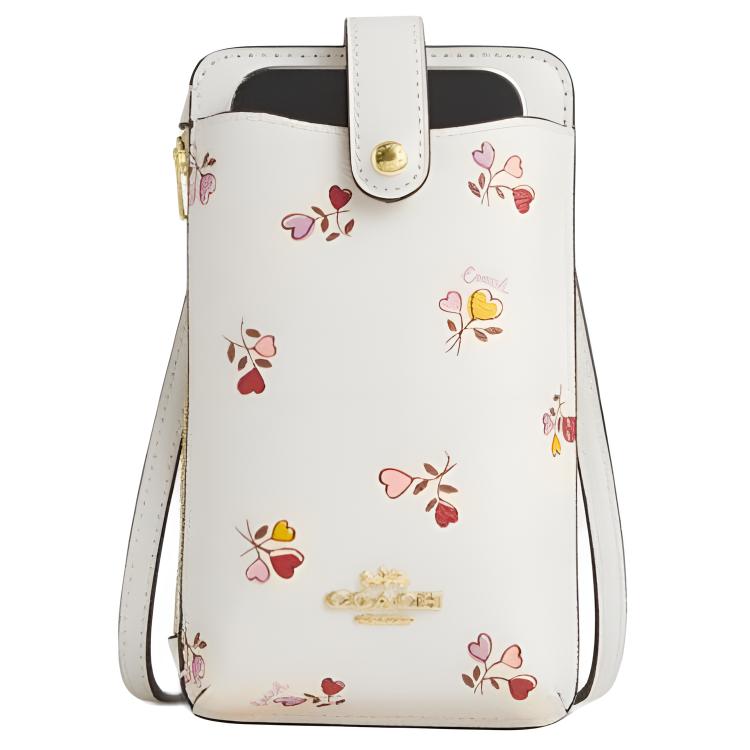 

COACH Мини-сумка через плечо из лакированного полотна