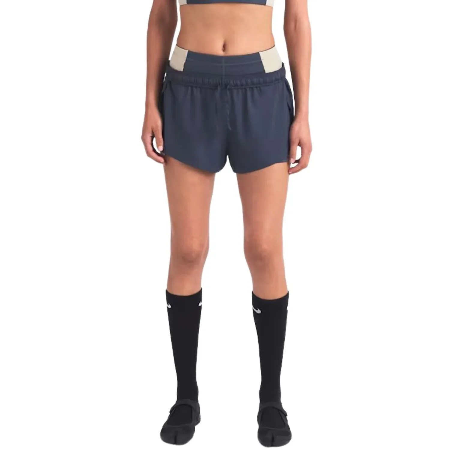 Шорты (WMNS) Nike x SKIMS Airy Mini Shorts 'Deep Royal', темно-синий — фото 2