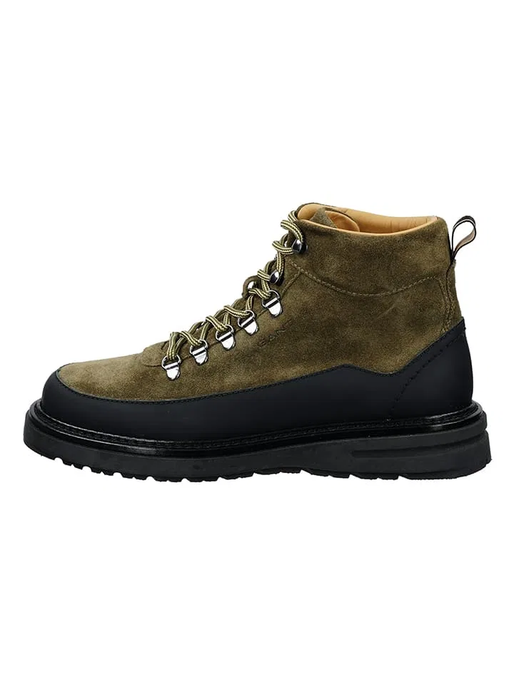 Ботинки из велюрового велюра, Hillprep, GANT Footwear, оливковый