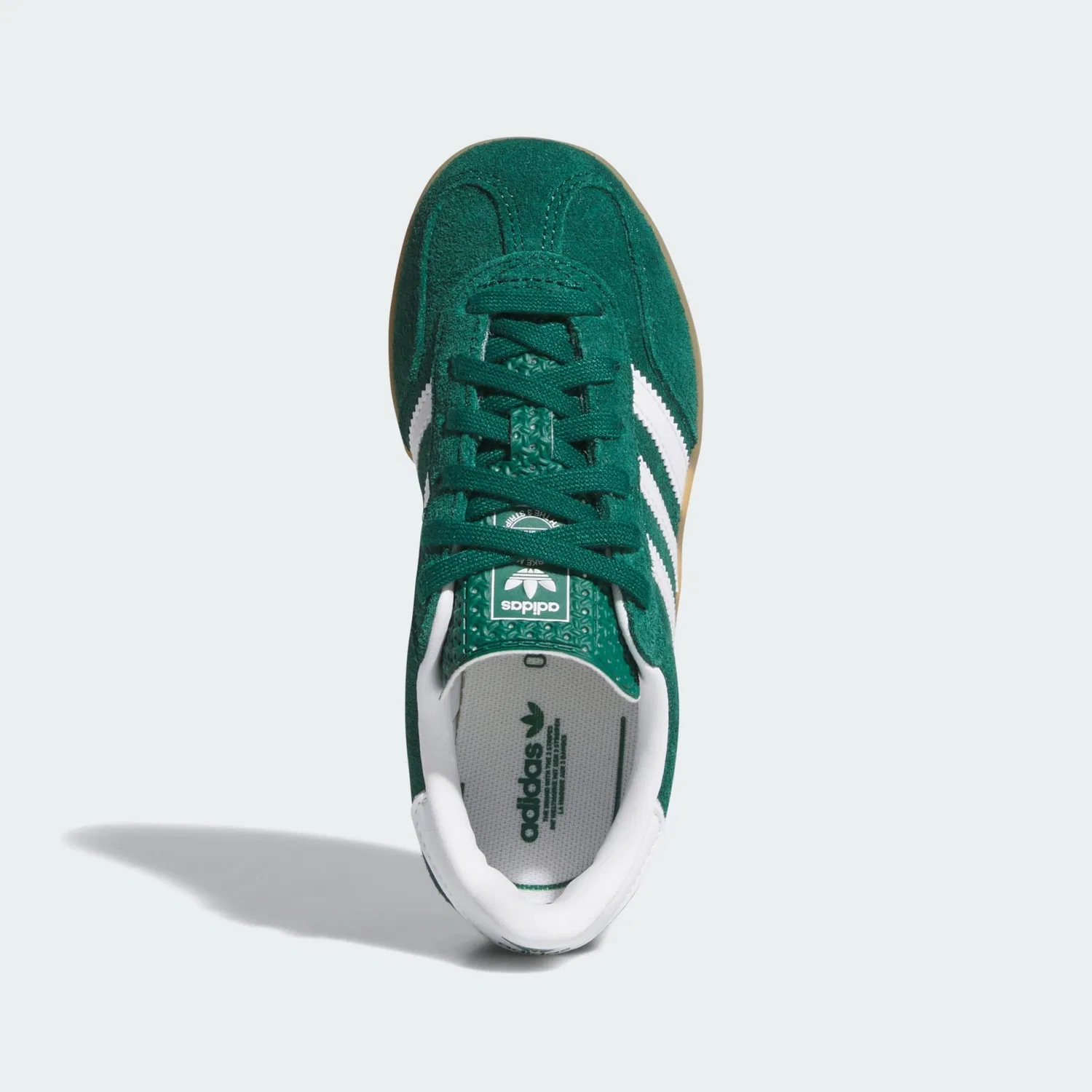 Кроссовки Adidas Originals Gazelle зеленого цвета — фото 3