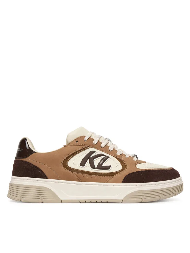 KARL LAGERFELD Кроссовки Kourtney KL53026 коричневые
