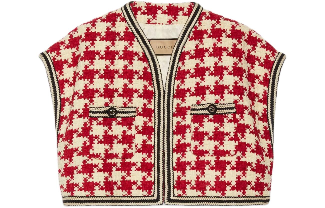

GUCCI Женский жилет, цвет Red, Красный, GUCCI Женский жилет, цвет Red