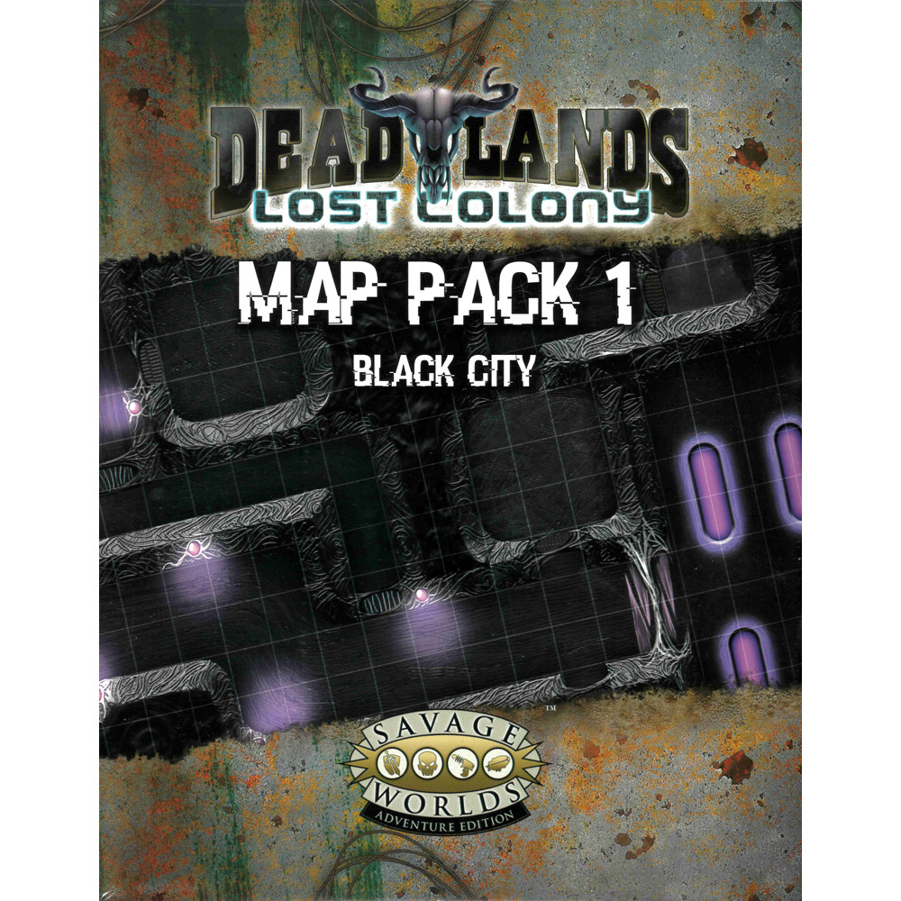 

Ролевая игра Studio 2 Publishing Savage Worlds RPG: Deadlands Lost Colony: Map Pack 1 - Black City