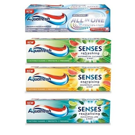 

Отбеливающая зубная паста с фтором 75мл, Aquafresh
